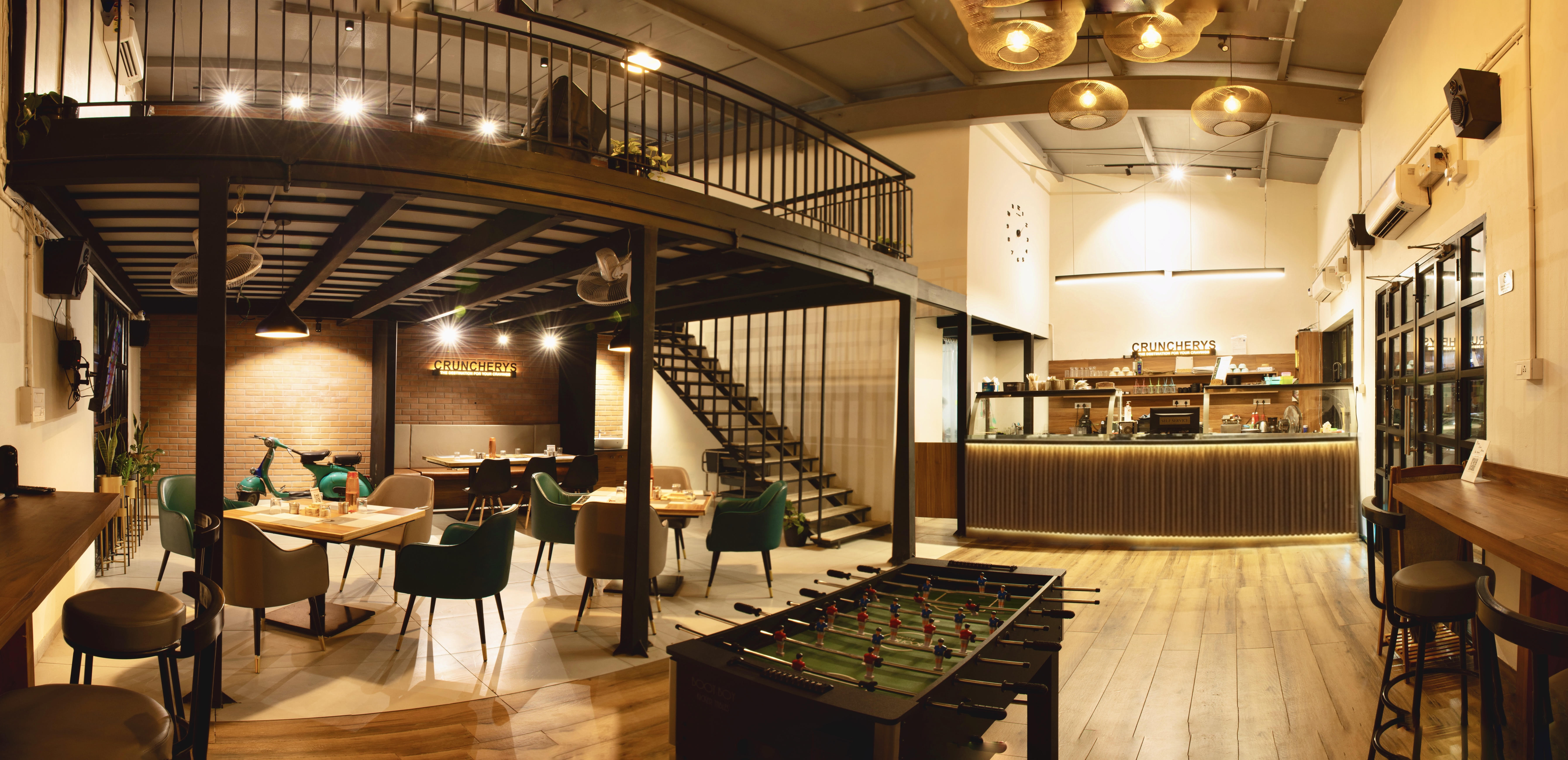 Crunchery's cafe interior
