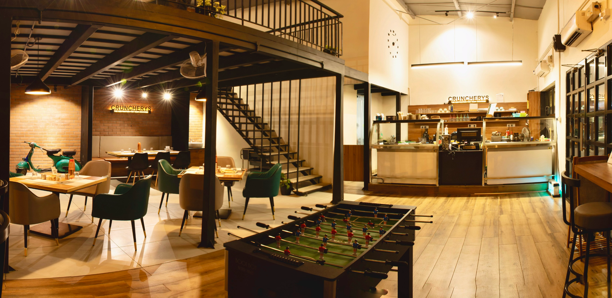 Crunchery's Vaiyapuri Nagar branch interior